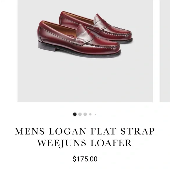 Men’s size 7 Logan Flat Strap Weejuns Loafer NWT - Picture 2 of 5